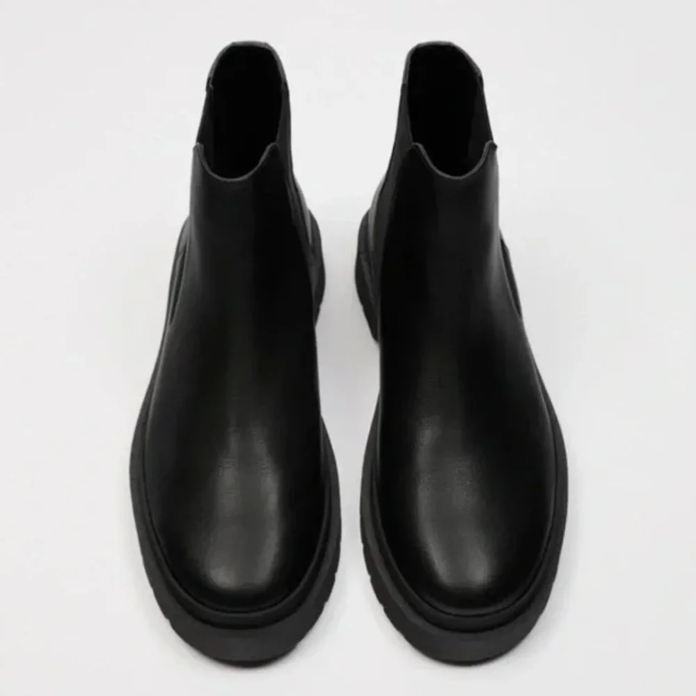 Zara men leather